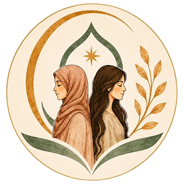  Qudwah illustration of a Muslim mother and teenage daughter